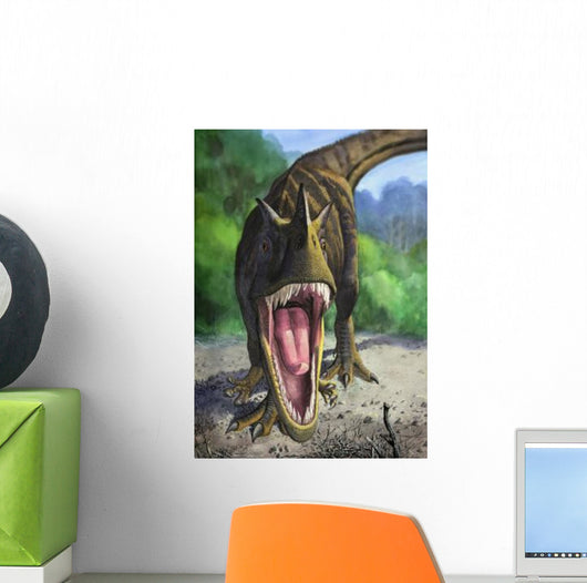 Angry Ceratosaurus Dentisulcatus Dinosaur Wall Decal