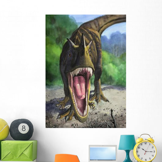 Angry Ceratosaurus Dentisulcatus Dinosaur Wall Decal