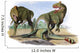Two Cryolophosaurus Ellioti Dinosaurs Wall Decal
