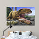 Bird Cleans Mouth Giganotosaurus Wall Decal
