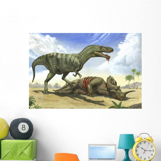 Gorgosaurus Libratus Stands over Wall Decal