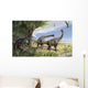 Raptor Stalks Pair Grazing Wall Decal