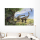 Raptor Stalks Pair Grazing Wall Decal