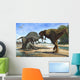 Spinosaurus Blocks Path Carcharodontosaurus Wall Decal