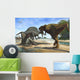 Spinosaurus Blocks Path Carcharodontosaurus Wall Decal