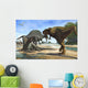 Spinosaurus Blocks Path Carcharodontosaurus Wall Decal