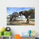 Spinosaurus Blocks Path Carcharodontosaurus Wall Decal