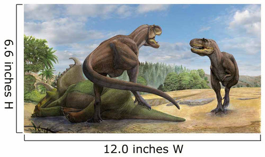 Teratophoneus Dinosaur Defends Its Wall Decal