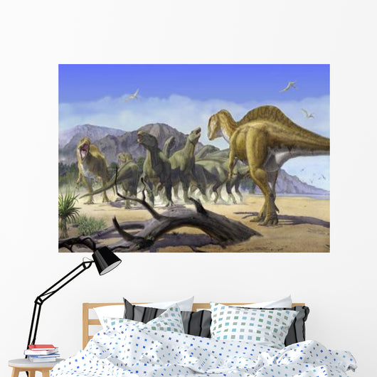 Altispinax Dunkeri Dinosaurs Attack Wall Decal