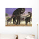 Couple Predator Mapusaurus Try Wall Decal