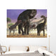 Couple Predator Mapusaurus Try Wall Decal