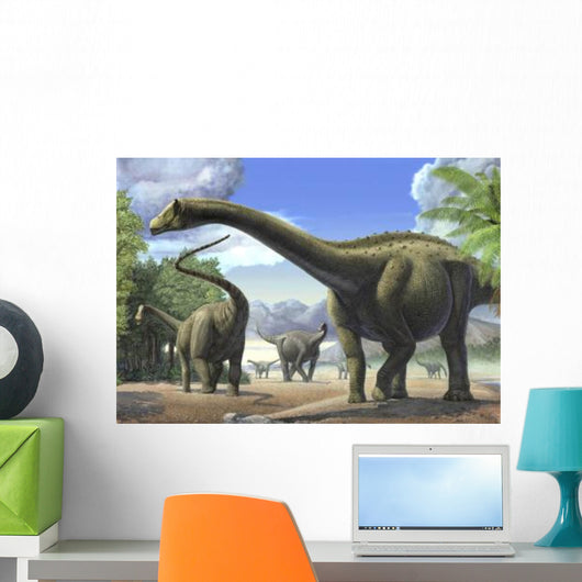 Group Tapuiasaurus Macedoi Dinosaurs Wall Decal