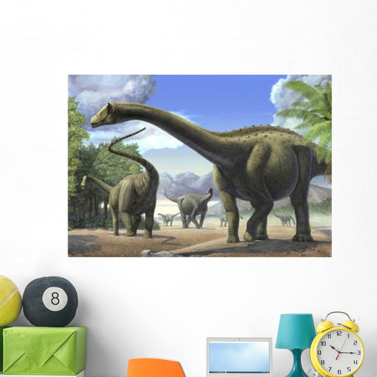 Group Tapuiasaurus Macedoi Dinosaurs Wall Decal