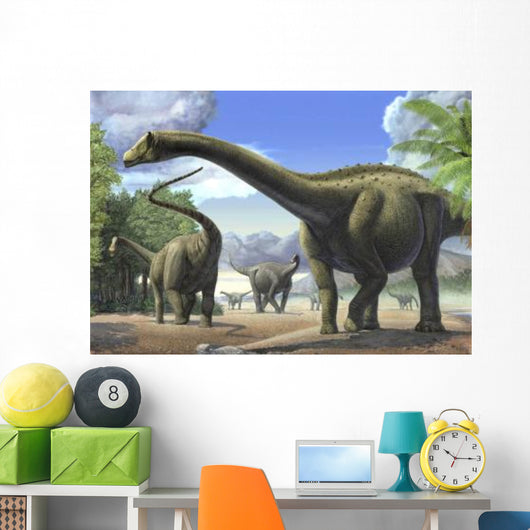Group Tapuiasaurus Macedoi Dinosaurs Wall Decal