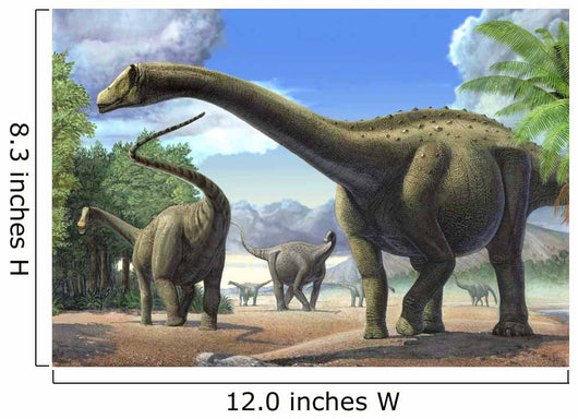 Group Tapuiasaurus Macedoi Dinosaurs Wall Decal