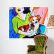 Lady with Her Lap Wall Decal