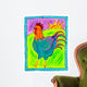 Rooster Wall Decal Design 2