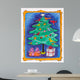 Christmas Tree with Birds Wall Decal