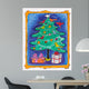 Christmas Tree with Birds Wall Decal