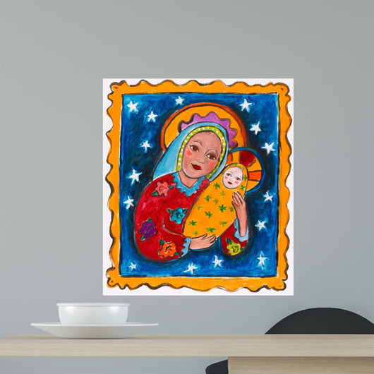 Mexican Inspired Madonna and Wall Decal