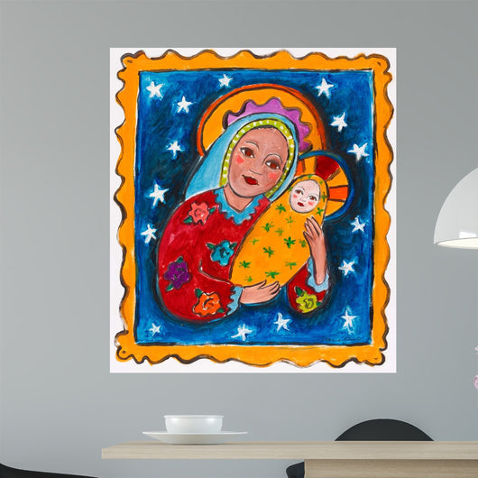 Mexican Inspired Madonna and Wall Decal
