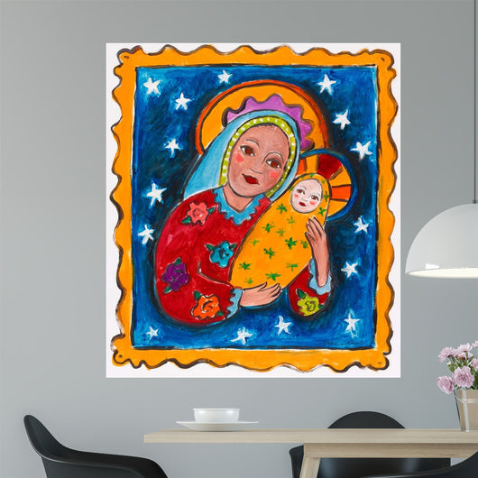 Mexican Inspired Madonna and Wall Decal