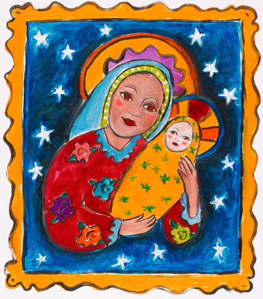 Mexican Inspired Madonna and Wall Decal
