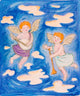 Musical Cherubs Wall Decal