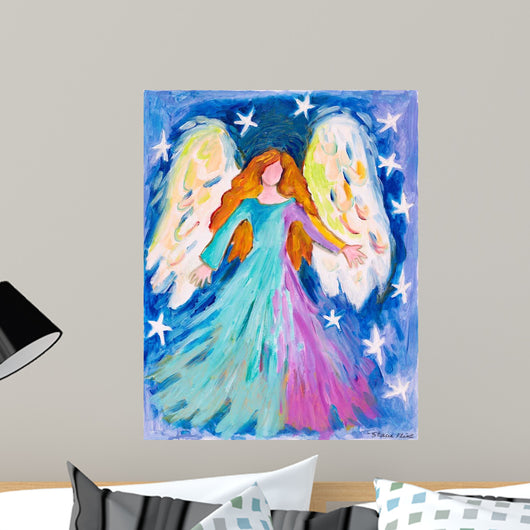 Vibrant Angel Wall Decal