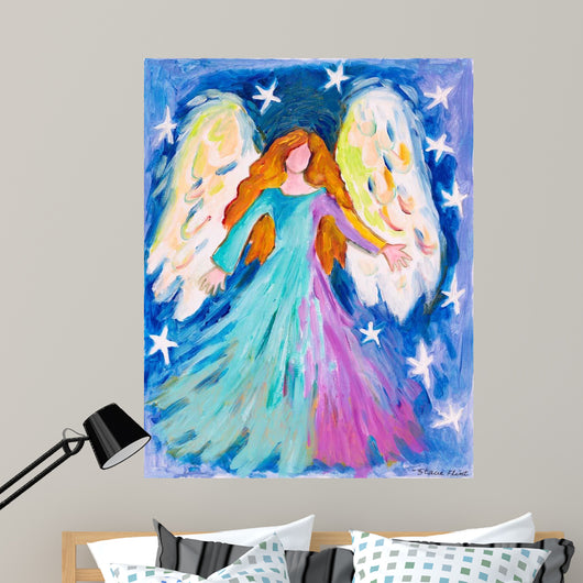 Vibrant Angel Wall Decal