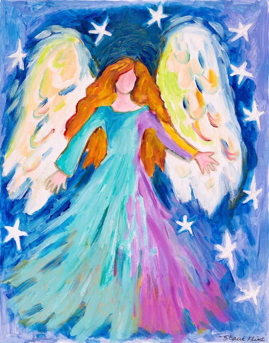 Vibrant Angel Wall Decal