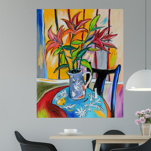 Lilies Table Wall Decal