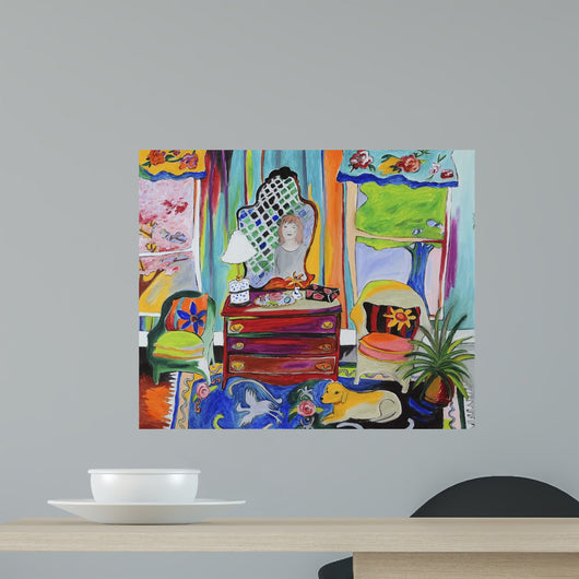 Trees and Reflection Wall Decal