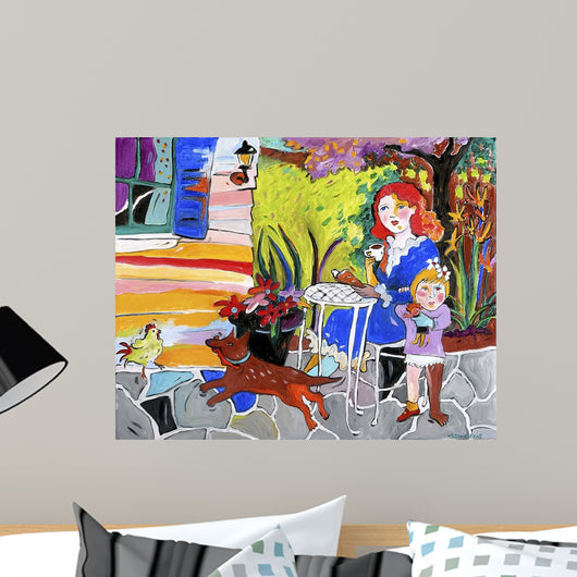 Garden Wall Decal Design 1