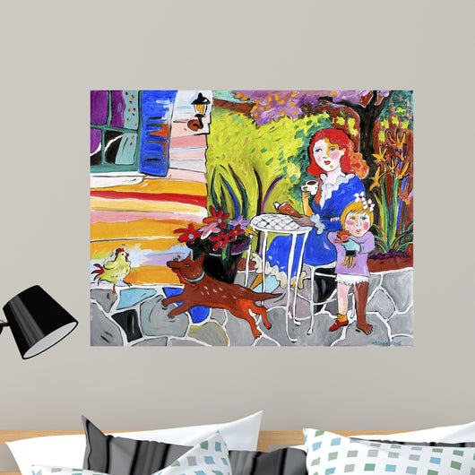 Garden Wall Decal Design 1