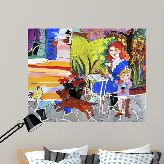 Garden Wall Decal Design 1