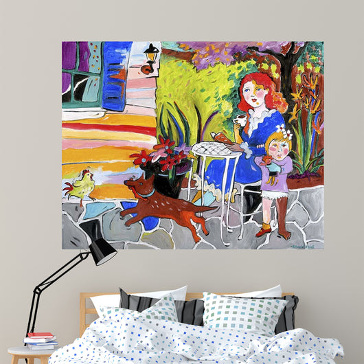 Garden Wall Decal Design 1