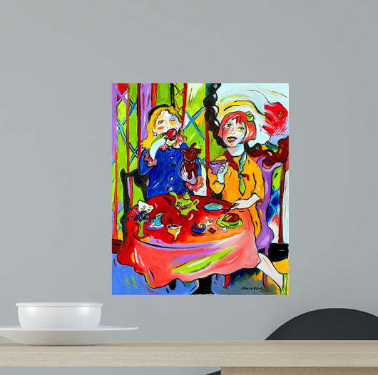 Tea Garden Wall Decal Design 1