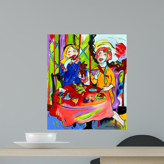Tea Garden Wall Decal Design 1