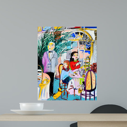 Tea Plaza Wall Decal