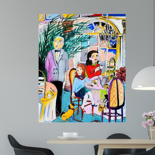 Tea Plaza Wall Decal