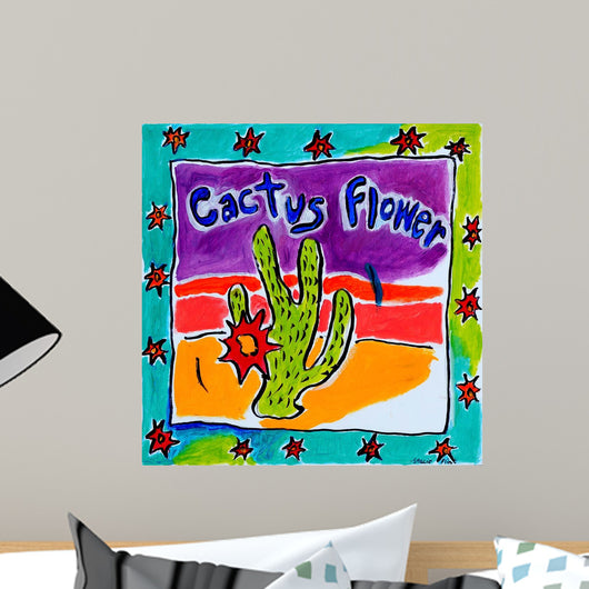 Cactus Flower Wall Decal