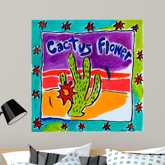 Cactus Flower Wall Decal