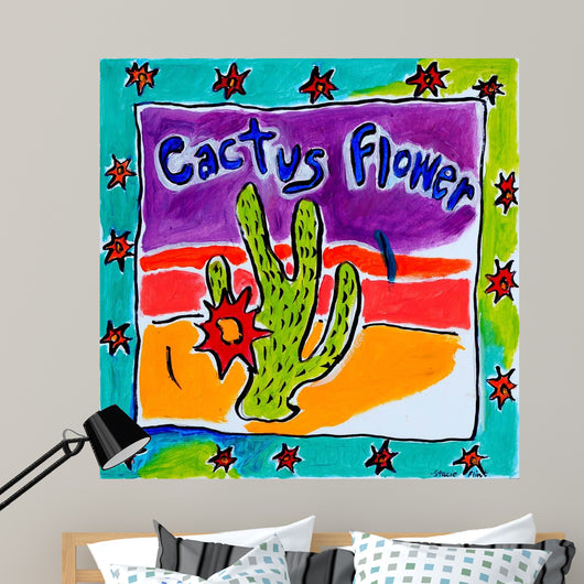 Cactus Flower Wall Decal