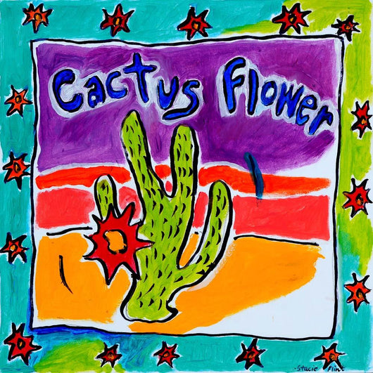 Cactus Flower Wall Decal