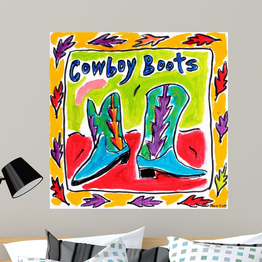 Cowboy Boots Wall Decal
