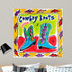 Cowboy Boots Wall Decal