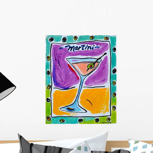 Martini Wall Decal