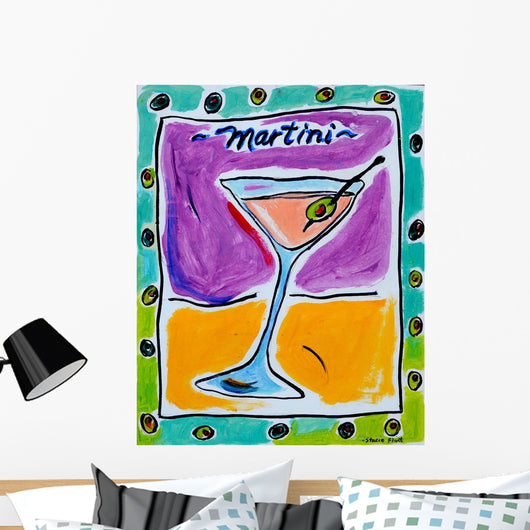 Martini Wall Decal