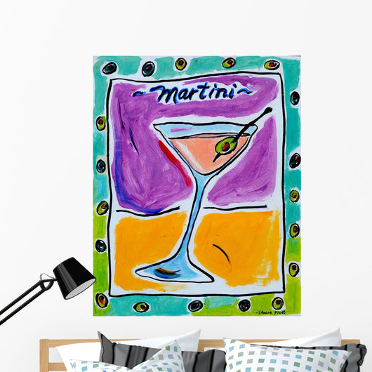 Martini Wall Decal